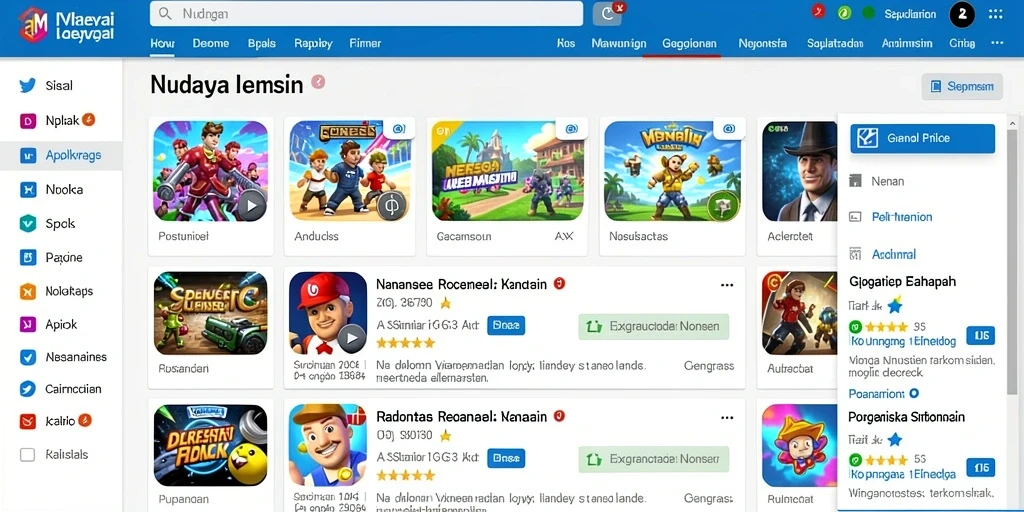 Screenshot menampilkan gameplay mendebarkan dalam 77AG.