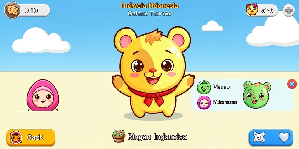 Tampilan antarmuka yang intuitif dan menarik.