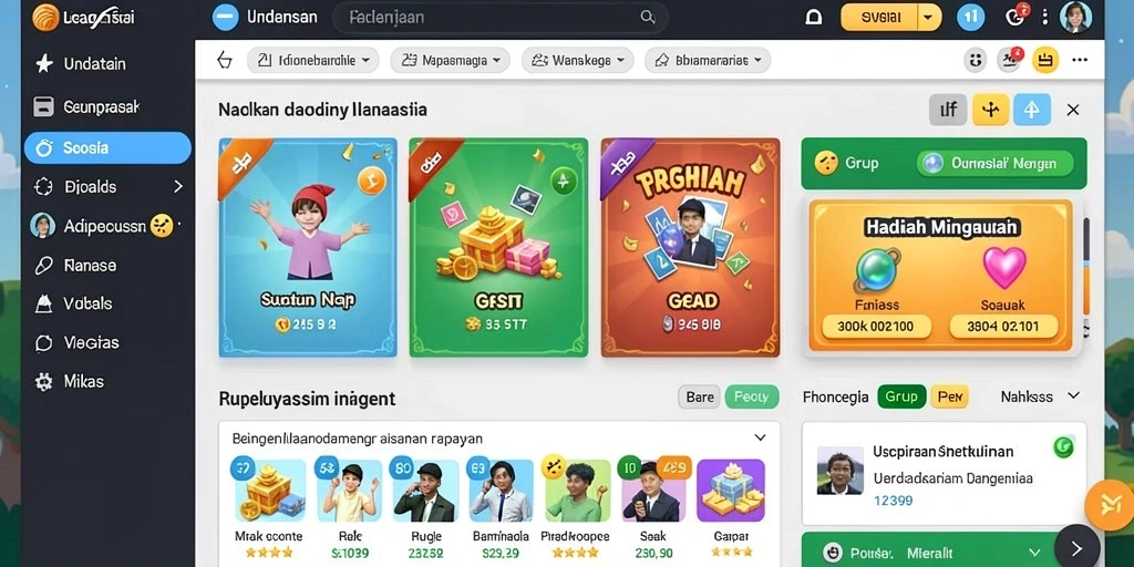 Tampilan antarmuka yang menarik dan user-friendly.
