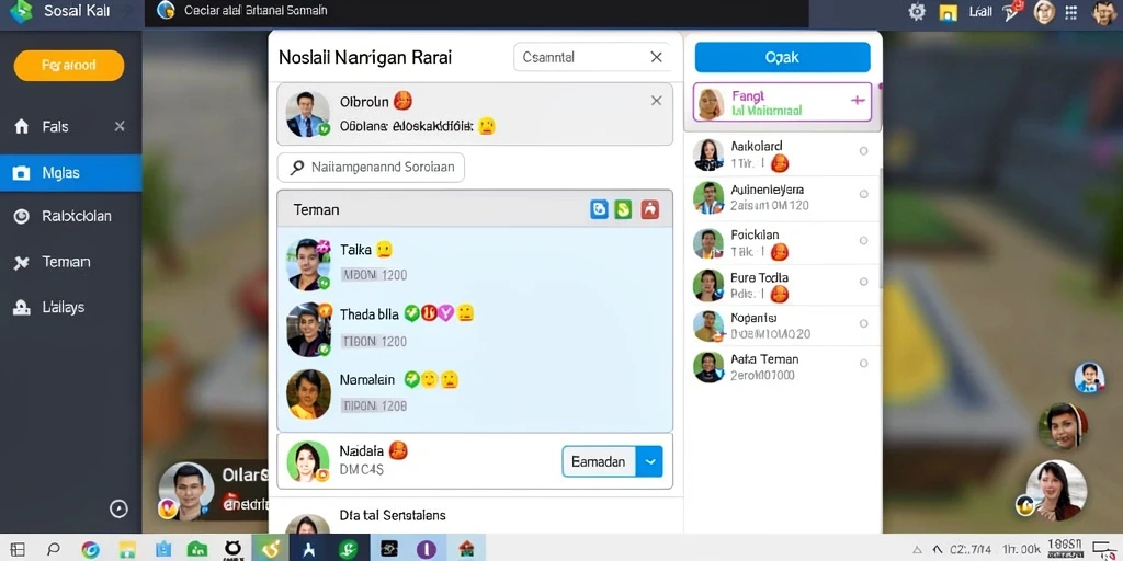 Screenshot memperlihatkan karakter utama dalam aksi.