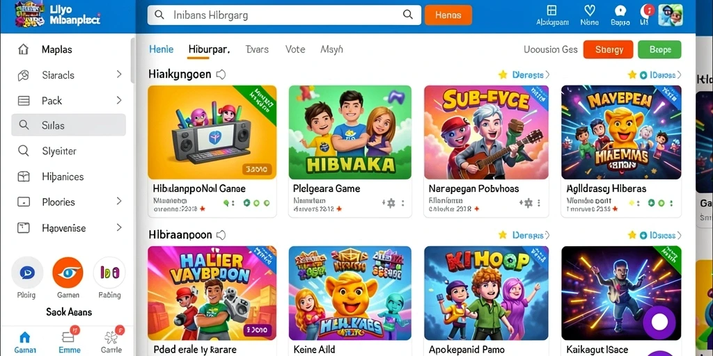 Screenshot menunjukkan tampilan utama permainan JARUM77.