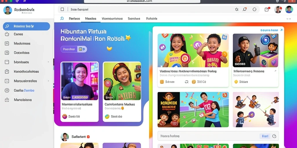 Tampilan awal MEGAHOKI yang menarik perhatian.
