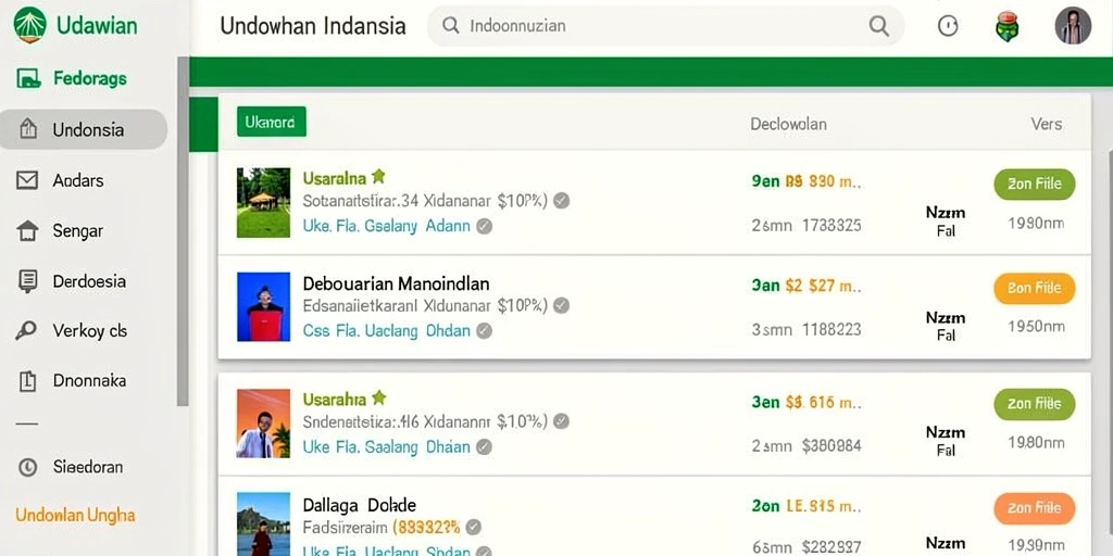 Tampilan awal yang menarik dan mudah dinavigasi.