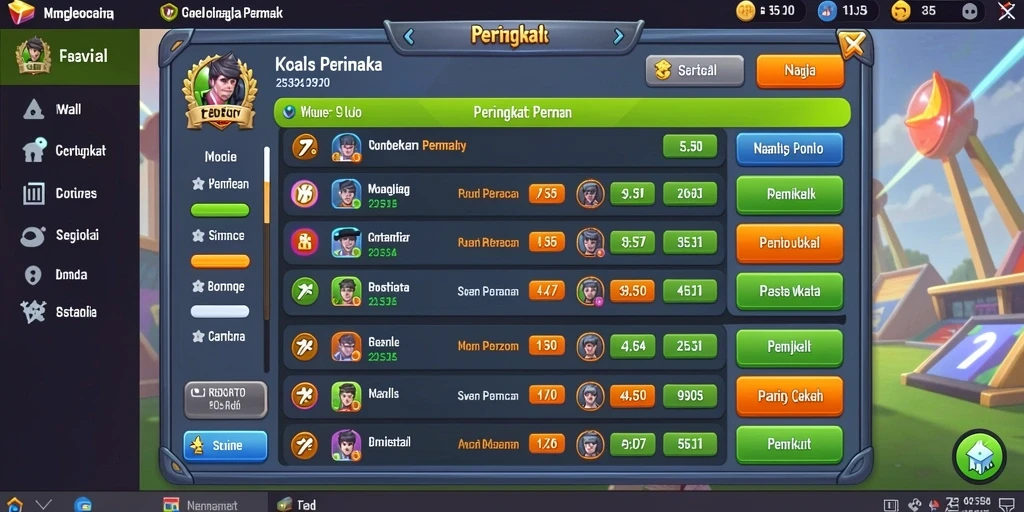 Tampilan antarmuka yang sederhana dan menarik.