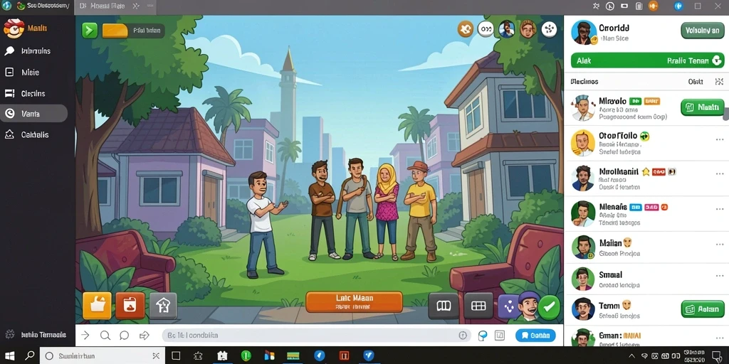 Tampilan antarmuka yang intuitif dan menarik.