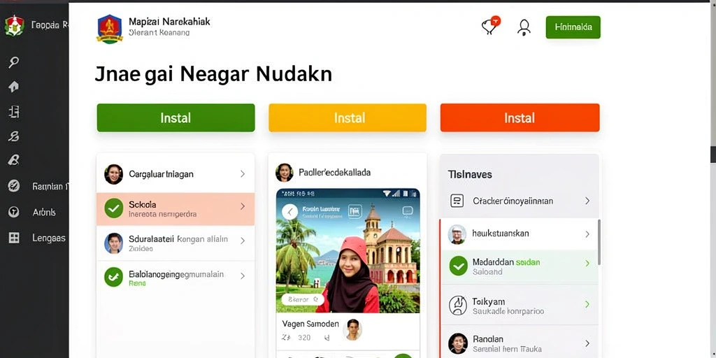 Tampilan antarmuka utama UANG77 yang menarik.