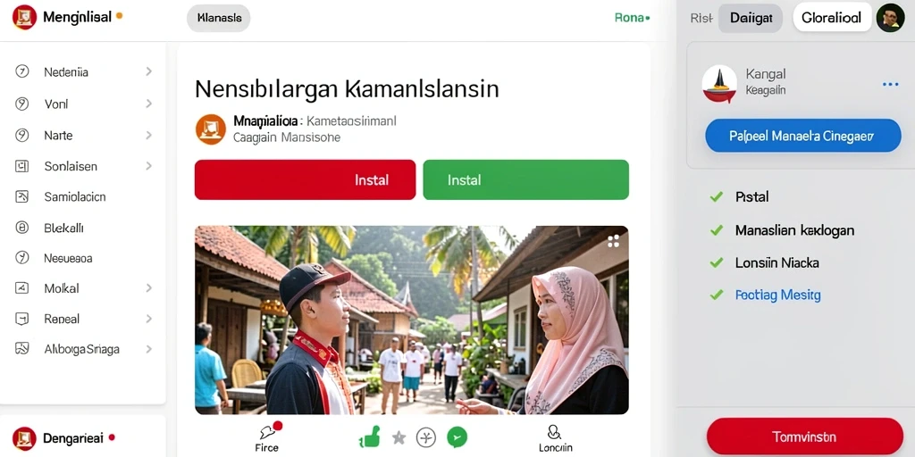 Tampilan grafis memukau dalam game.