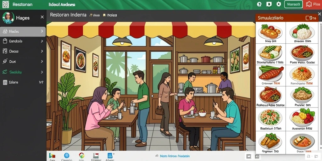 Tampilan antarmuka yang menarik dan user-friendly.